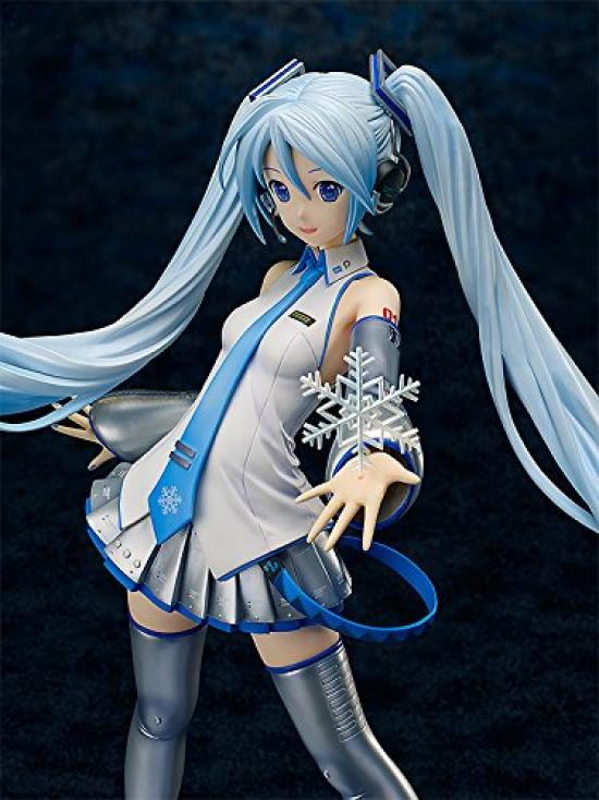 Personaj Seria vocală 01 Hatsune Miku SNOW MIKU la scară 14 figurină finisată pictată PVC