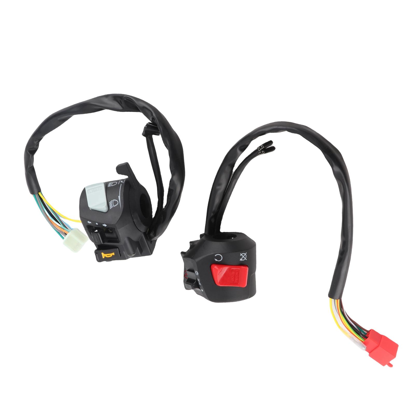 

2x 7 8 Motorcycle Handlebar Horn Turn Signal Light Control Switch