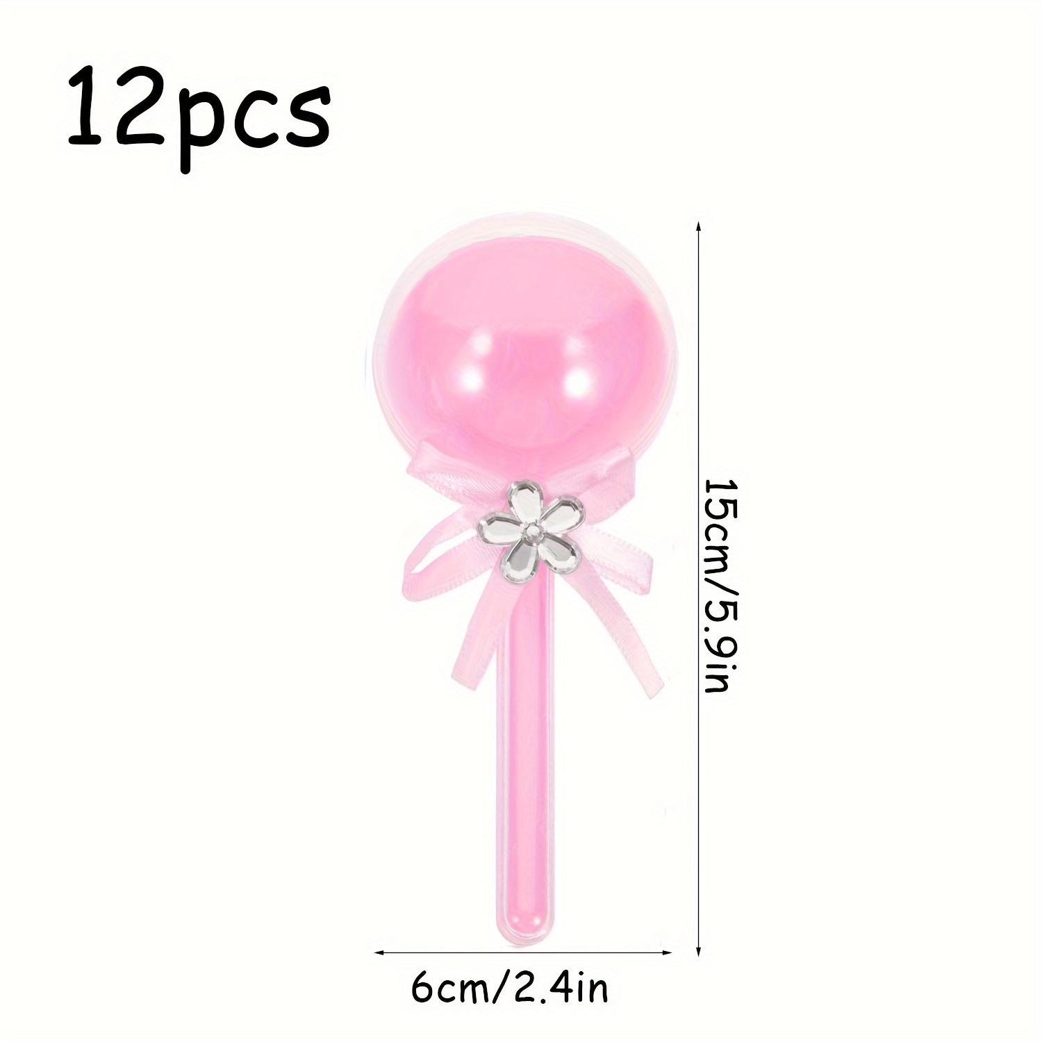 

12 коробок для конфет в форме палочек Magic Fairy Sticks, которые можно использовать для заполнения пластиковых контейнеров для конфет с лентами, банки для конфет, украшенные для празднования дня рождения 12pcs