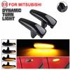 2pcs LED Dynamic Side Marker Turn Signal Lights 8351A001 For Mistubishi Outlander Sport Mirage Montero ASX Lancer Evolution X