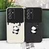 Paint Panda Phone Case For Samsung Galaxy A55 A35 A25 A15 A05 A05S A54 A34 A24 A14 A04 A04S A04E 4G 5G Cover