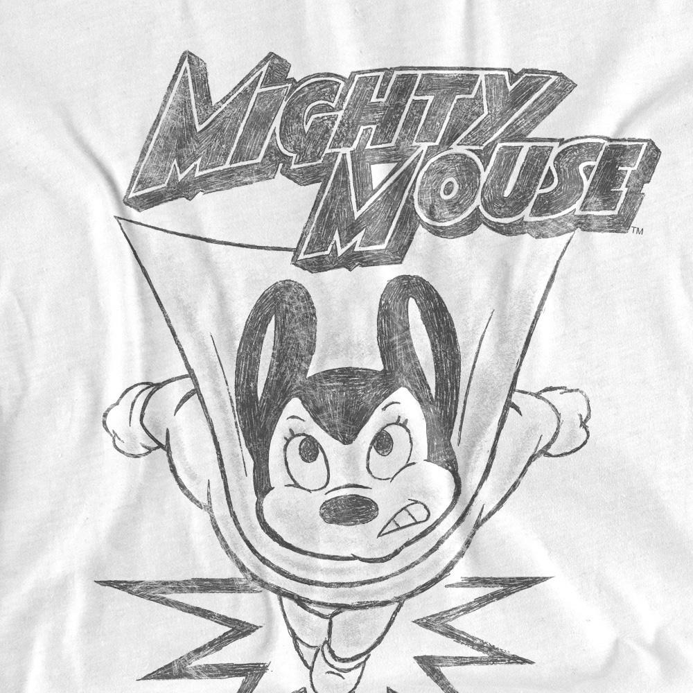Pánské tričko Mighty Mouse Bursting Out