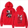 Anime Wenhao Wild Dog Printed Hoodie Fall Winter Men Fashion Loose Pullover Women O-Neck Fleece Long Sleeve Sweatshirts
