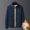 2024 Unisex Stand Collar Lambswool Fleece Jacket - Men's Thickened Cotton Winter Coat