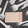 4pc/set Stainless Steel Rhombus Sewing & Punching Tool Set, DIY Stitching Chisel Set, Professional Leather Craftwork Punch Kit