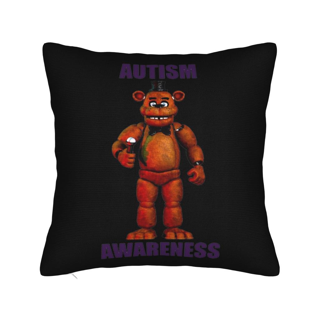Home Decor FNAF five nights Pillowcase Merch  Pillow Covers Zippered Multi Size