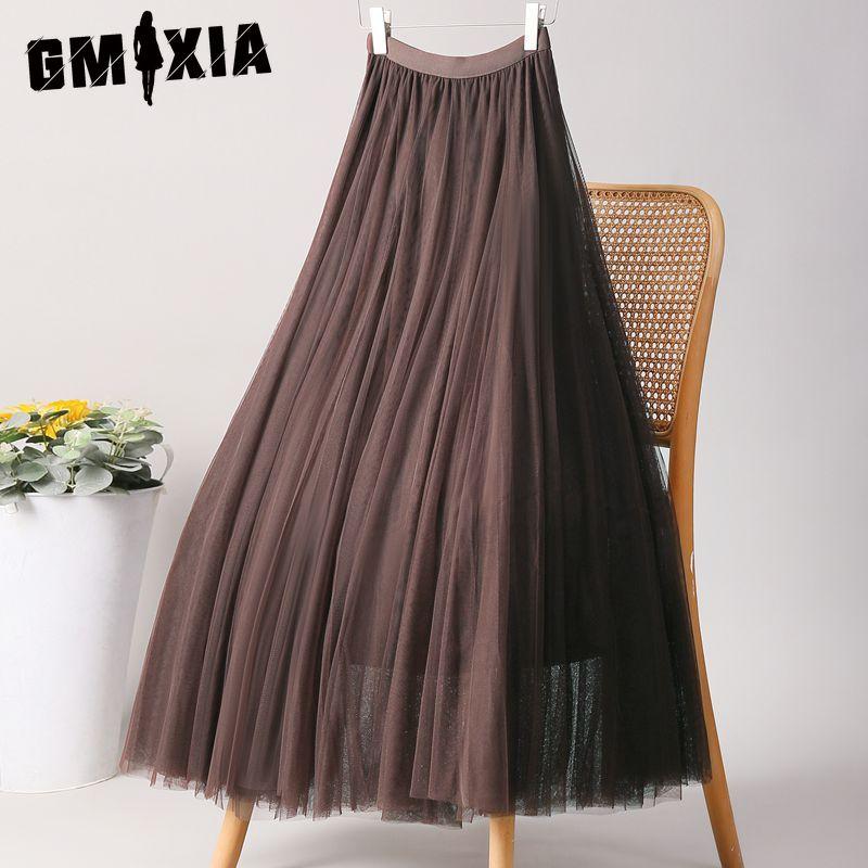 GMXIA 28 Colors Women's Fashion Casual Summer Spring Skirt