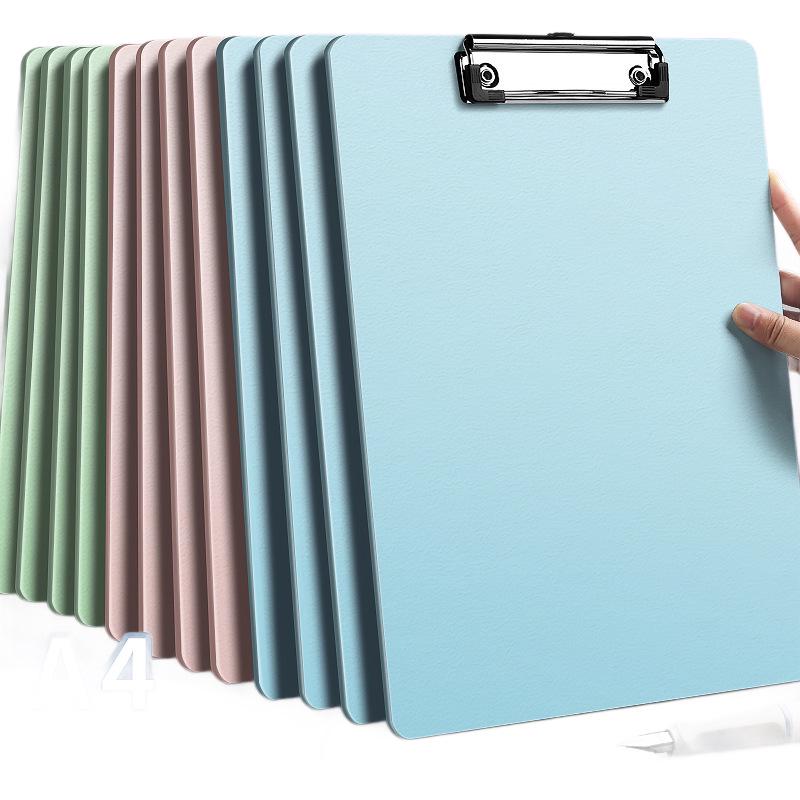 A4 Thickened Metal Clipboard with Strong Clip for Office, Students, and Meetings