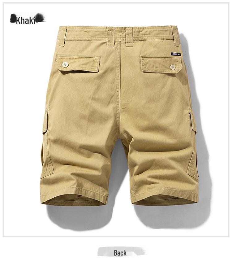 Men's Summer Multi-Pocket Workwear Casual Shorts - Outdoor Streetwear.