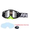 Motorcycle glasses MTB off-road goggles replacement lens single layer glasses bag