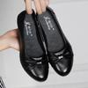 Damesko Kiler Pumps PU Lær Hæler Slip-on Sko Svarte Kontordame Sko Vår Sommer Pumps Lav Plattform Zapatos