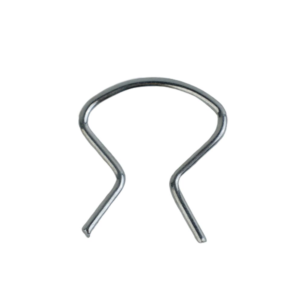 Left Horseshoe Clips Plastic Right Sliver Zinc Plated 2288