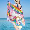 Unicorn In Enchanted Garden Beach Towel, Super Soft Microfiber, Gift for Her/Him, Birthday, for Pool, Beach, Travel, Home Decor Fan gifts
