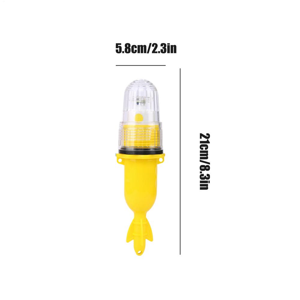 Fishing Strobe Lights Safety Beacon Light Glow Stick Replacement Waterproof Lamp Signal For Marine Buoys Boats Kayaking