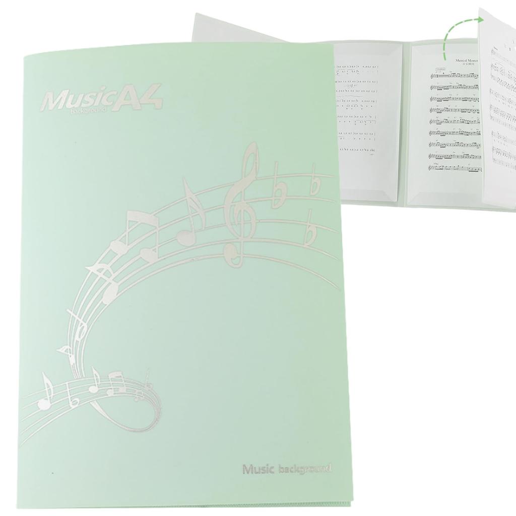 Samkos Partition de Musique Contient 6 A4 4 Partition Musicale Musique Fichier de Musique, Feuilles, Taille, Côtés, Porte-feuilles, Fichier, Couverture, Musique, Inscriptible, Non-Réfléchissant,