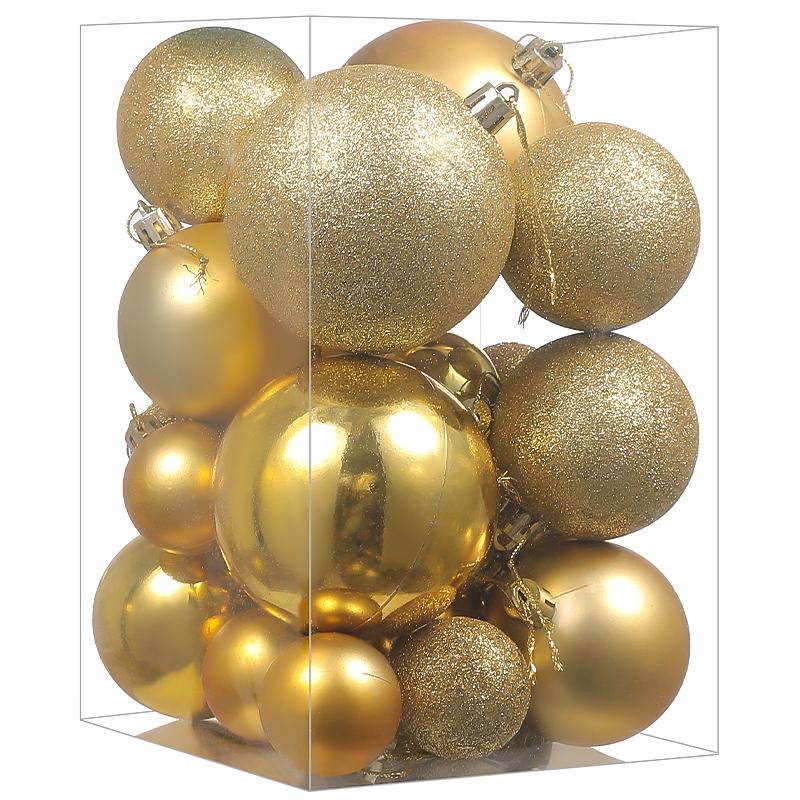 24/30Pcs 6CM Christma Balls Decoration Hanging Christmas Tree Ornaments Ball Pendant Home Room Decor 2025 New Year Navidad Decor