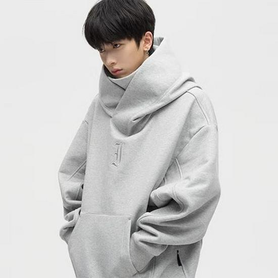 Unisex Korean Style Heavyweight Hoodie - Autumn/Winter Casual Streetwear