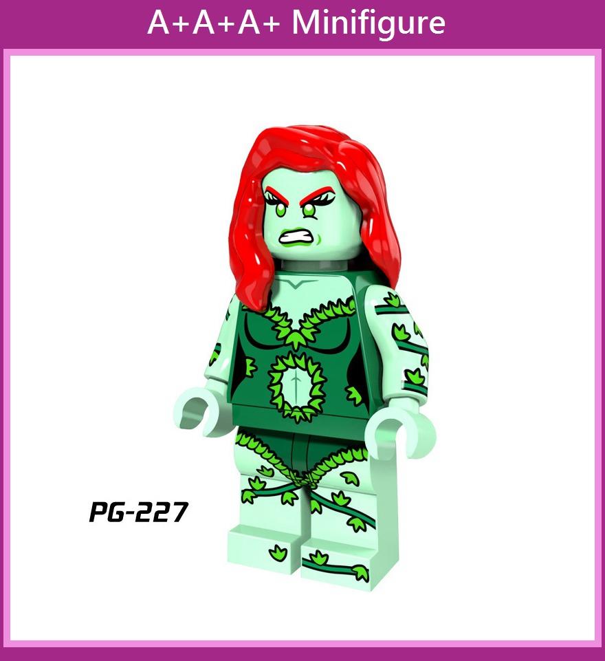 Minifigures Pg8060 Superhero Poison Ivy Captain England Mini Figures Building Blocks Toys