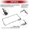 X Autohaux No.12612350 Car Transmission Filter Oil Pan Gasket for Chevrolet Avalanche 2007-2013 for Chevrolet Impala 2006-2009