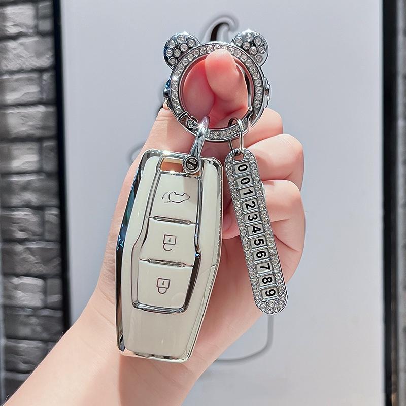Tpu Car Remote Key Case Cover Protect Shell Fob For Mitsubishi Outlander Control Accessories