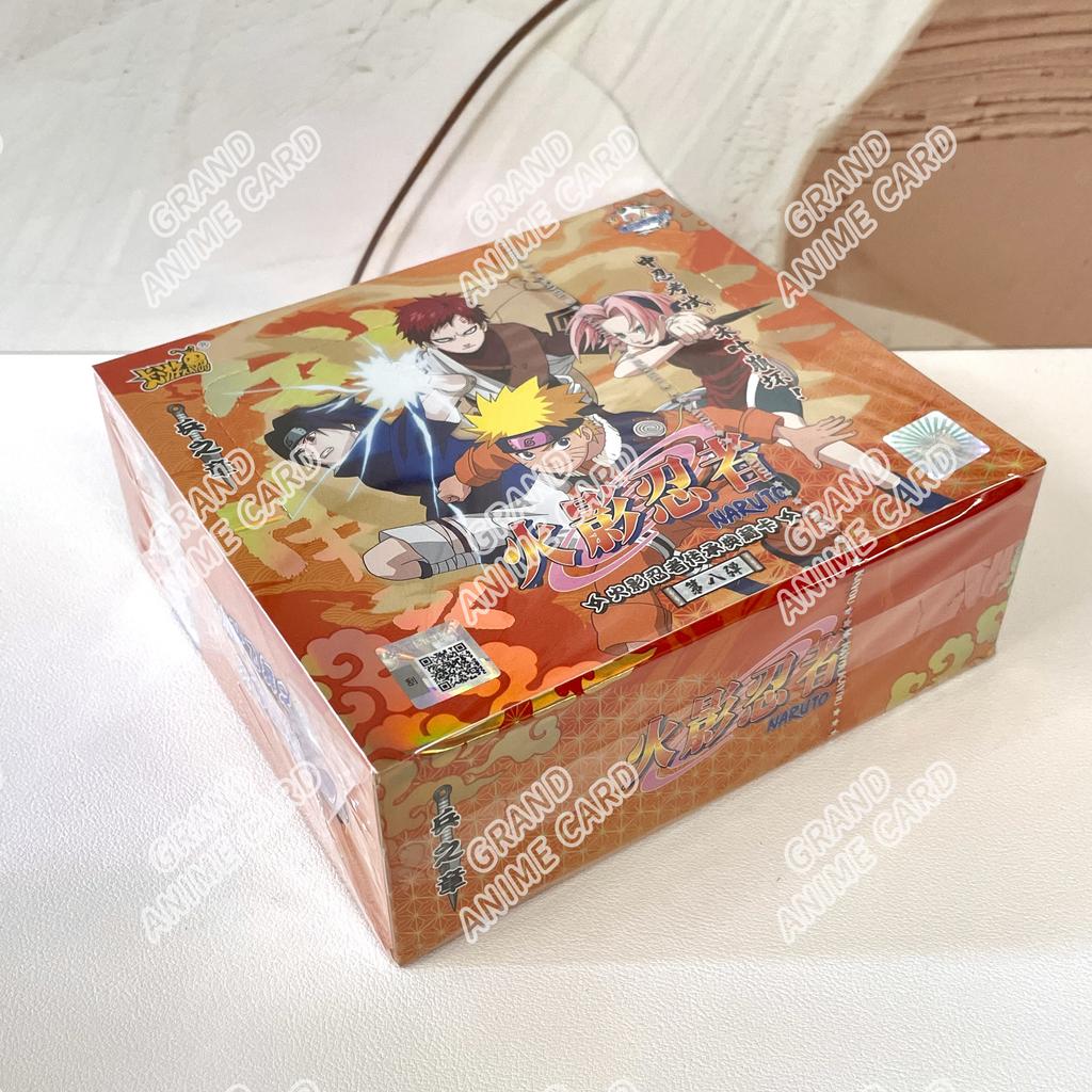 Genuine Naruto Cards T2W9 T4W8 Booster Box Anime TCG Rare SE BP CR MR Ninja World Fight Chapter Collection Kids Toy Gift