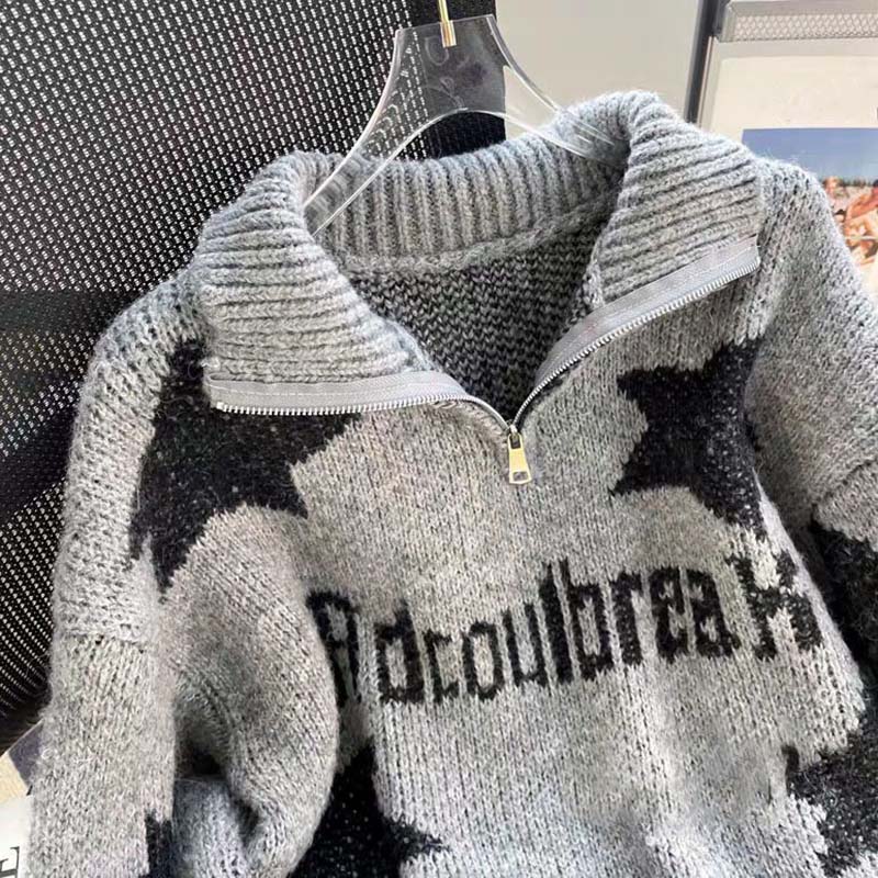 Sweatshirt for Women Autumn Winter Cotton Loose Oversized Knitted Comfortable Round Neck Casual Pullover Top Sweater Sweatshirt