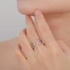 Simple And Fashion Lotus Design Women Ring Delicate Jewelry Gift Accessory