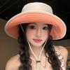 New Summer UV Protection Hat for Women Wide Brim Double-side Wear Fishermen Cap Female Solid Color Hiking Climbing Sunshade Hat