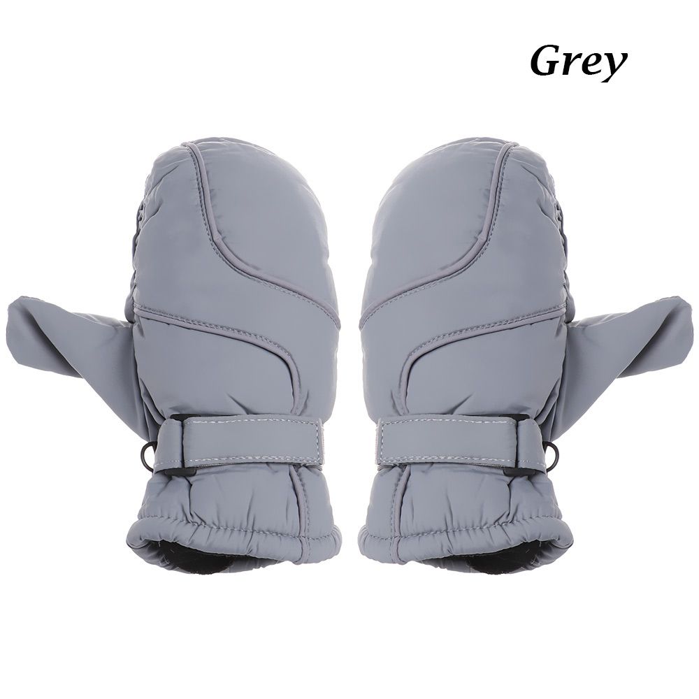 Kids Thicken Warm Snow Snowboard Long-sleeved Mitten Children Ski Gloves Windproof Waterproof