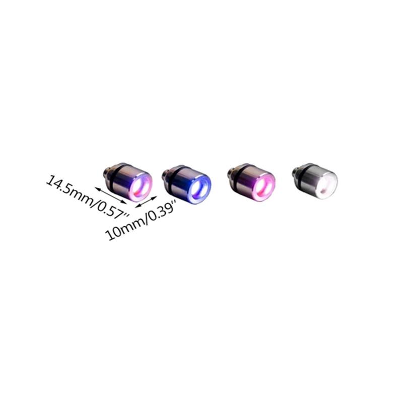 Crystal Key Chain LED Light Keychain Luminated Keyring Pendant DIY Resin Epoxy Accessories