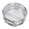 Snare Drum 14,6 x 6 Zoll Transparenter Schultergurt Übungs-Snare Drum für Anfänger für Auftritte