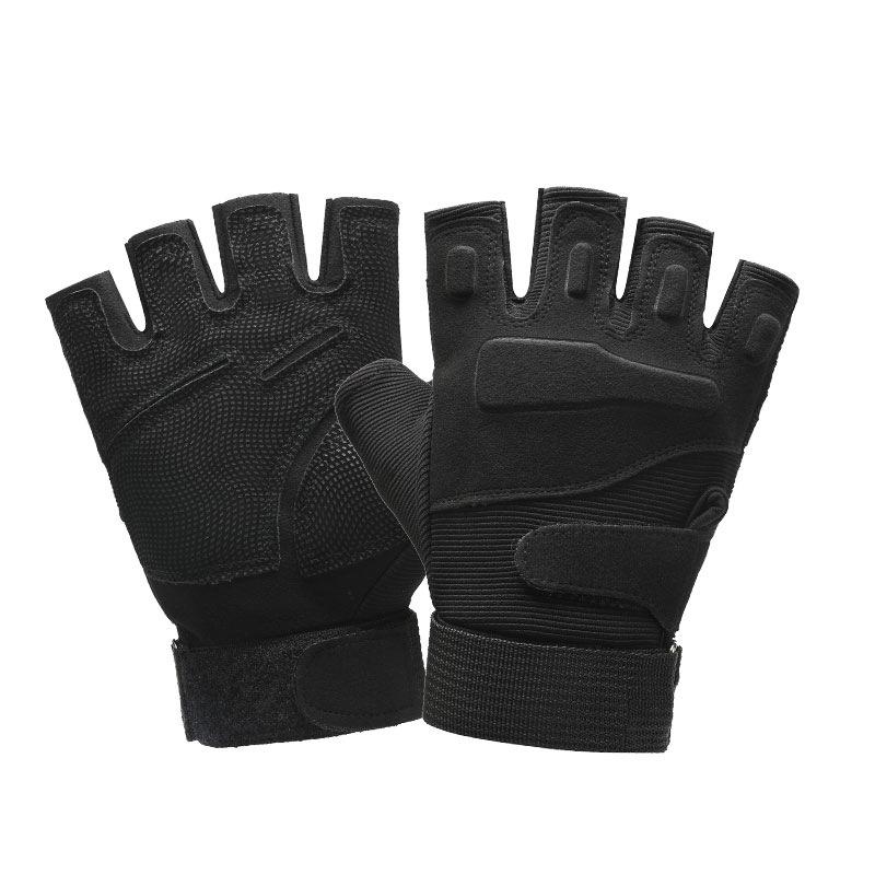 

Велосипедні рукавички без пальців Професійний тренажерний зал Фітнес дихаючі протиковзкі жіночі чоловічі напівпальці риболовля жіночий велосипед велосипед XL