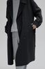 STUDIO NANS Long Trench Coat Men's Knee-Length (XL, Black)