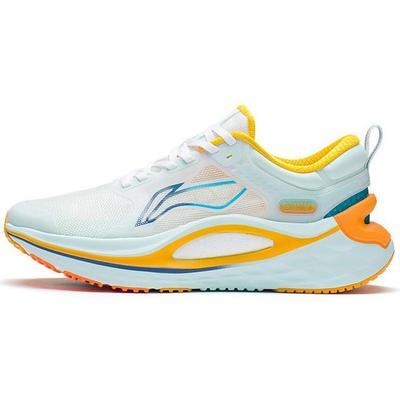 Li Ning Furious Rider 6.0 Comfortabel Slijtvast Ademend Lage top Hardloopschoenen Heren Wit Blauw ARZS001-8
