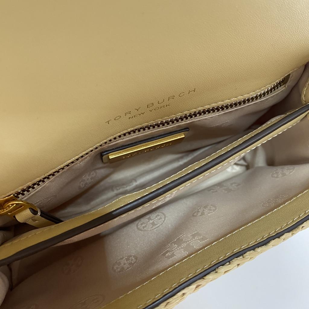Used Tory BurchShoulder Bag Beige Raffia Women