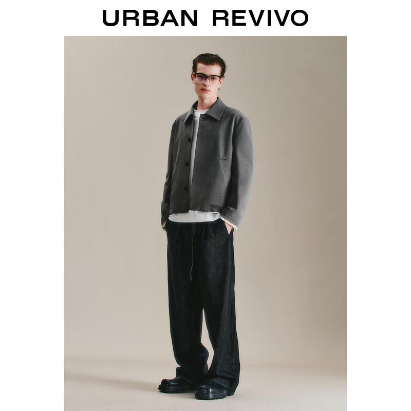 UR 2025 Spring Men's Fashion Lapel Jacket