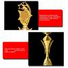 Golden Plastic Star Winner Trophies Award For Kids And Adults Sports Competitions Ceremonies 37.5CM/44CM/47CM Height