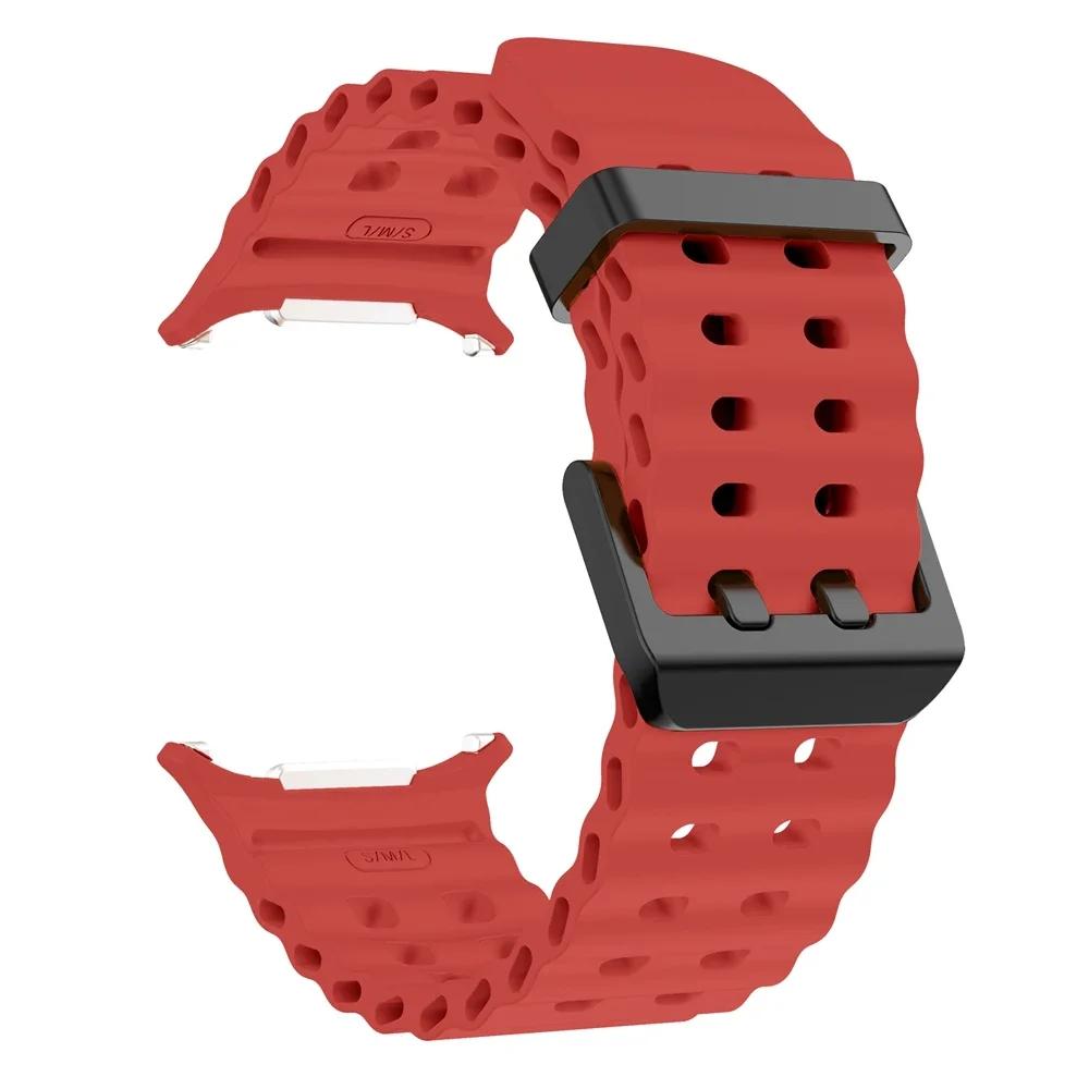 No Gaps Silicone Sports Marine Strap For Samsung Galaxy Watch Ultra Band For Galaxy Watch Ultra 47mm Bracelet Watchband