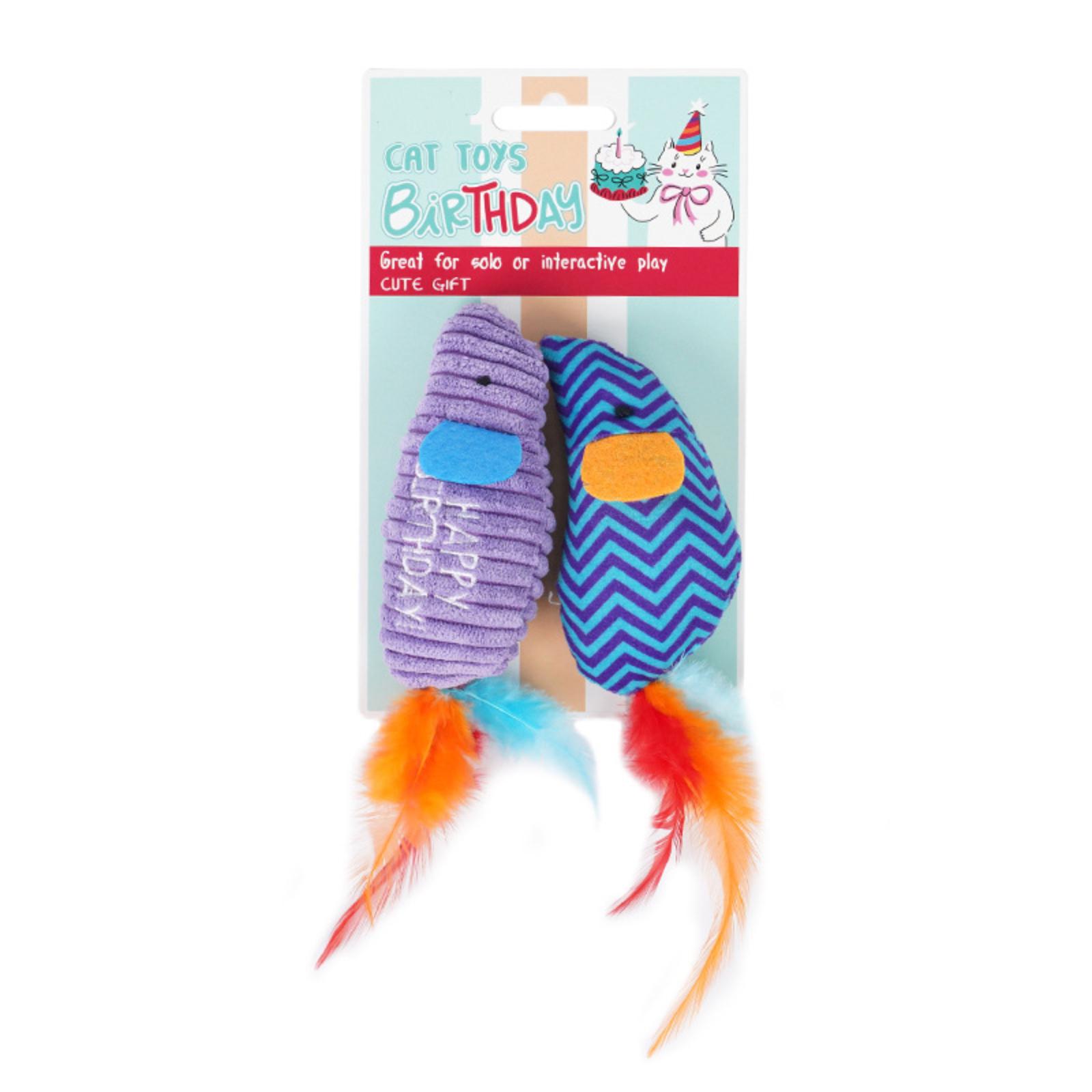 

Pet Simulation Mouse Toy Two Pack Combination Set One Size