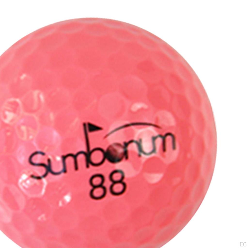 3 sztuki piłek golfowych dwuwarstwowych do ćwiczeń 1,68 cala treningowe zawody gra