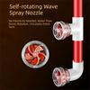 Transparent Auto-Rotating Fan Kit Rotary Type Aquarium Wave Maker Nozzle  Aquarium Application