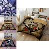 Premium Three Piece Digital Print 3d Comforter Set Soft Microfiber Cartoon Bedding