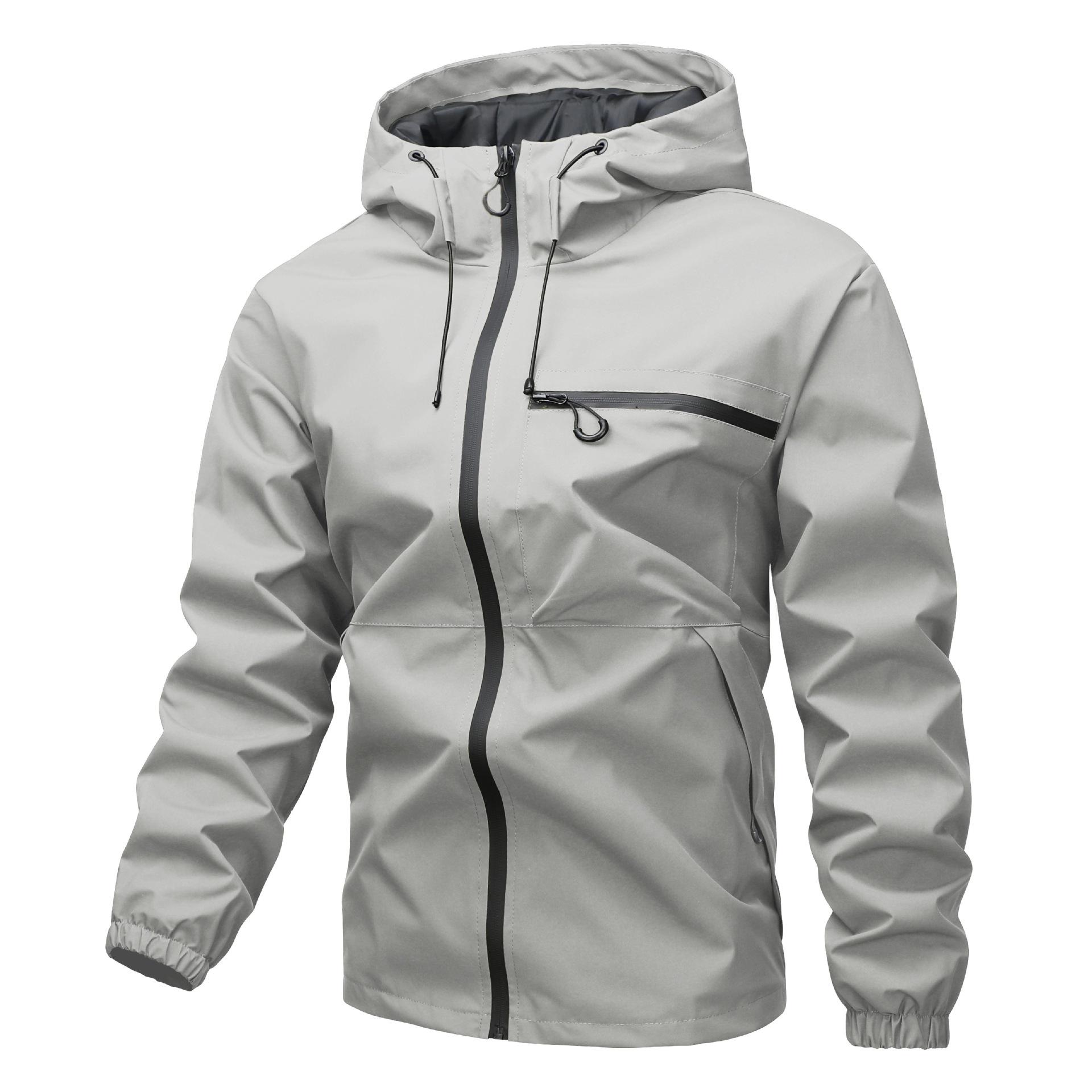 American Casual Versatile Outdoor Waterproof Hooded Jacket Small