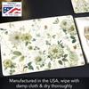 Fields Premium Decorative Hardboard Tabletop Placemats 4 Pack Manufactured in The USA Artistic Easily Wipes Clean