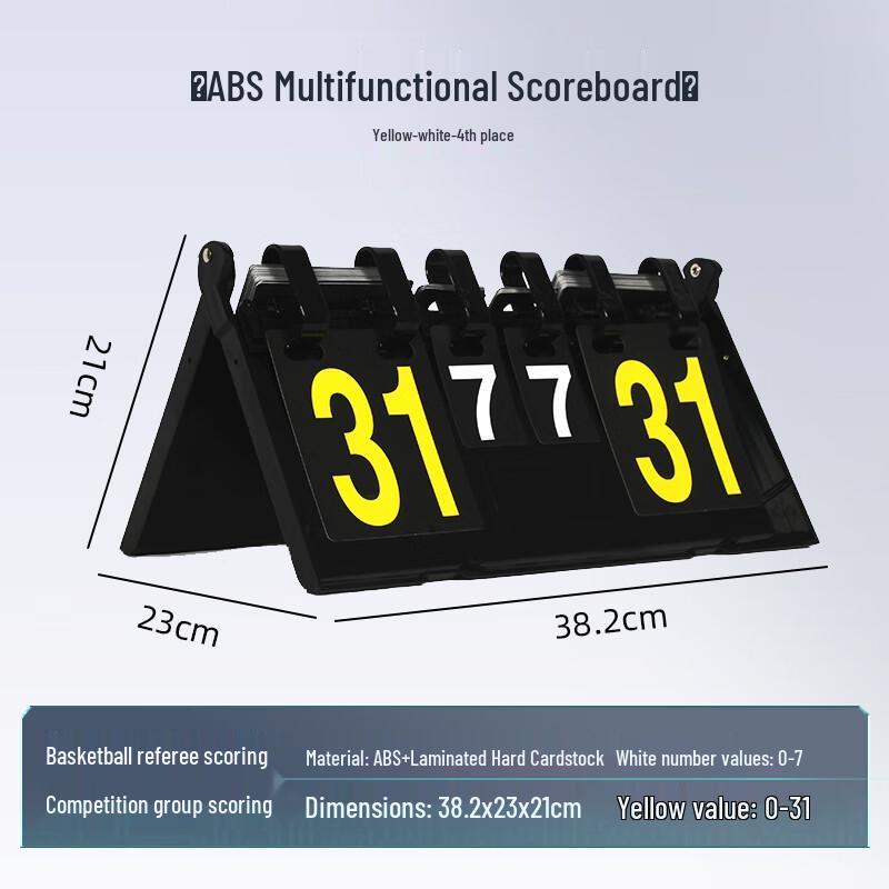 Si Ning Guan Dan 4-Digit Flip Scoreboard