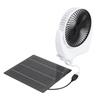 Solar Panel Fan Kit 7W 5V Portable Solar USB Fan for Greenhouses Pet Houses Indoor Outdoor