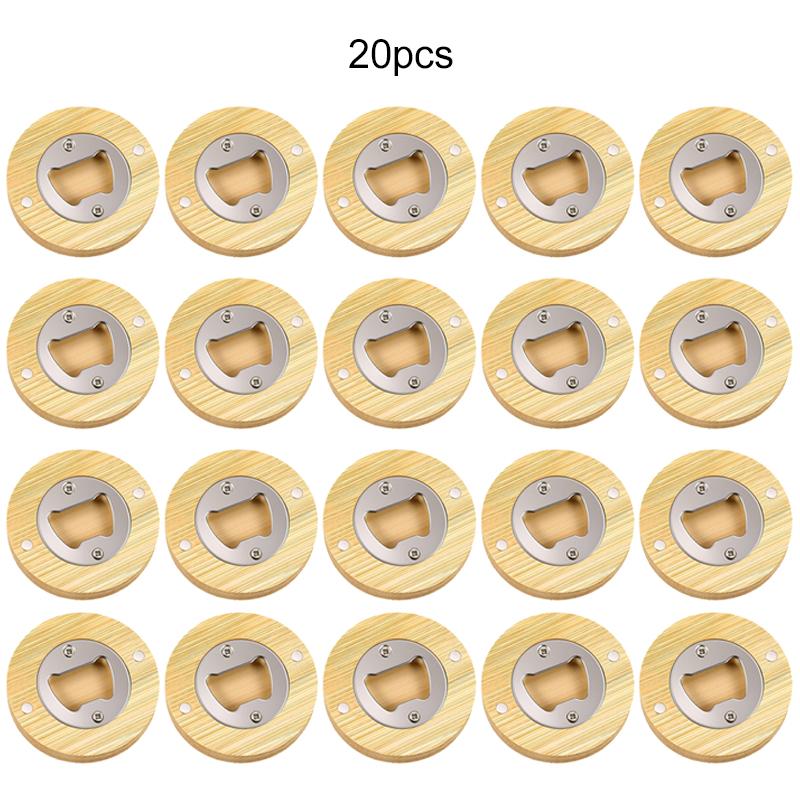 12/15/20pcs Wooden Bottle Opener Blank Suitable for Household Barware Tool or Bar Wedding Favors Bottle Opener for Guests TMZ