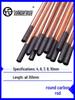 High-Temperature Resistant Carbon Arc Gouging Rod Electrode: 8mm/10mm Graphite Round and Flat Rod