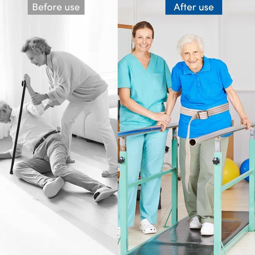 Nylon Gait Belt Adjustable Walking Assist Aid Professional Lifting Belt Home Care