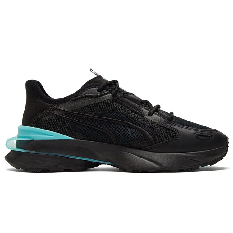 Puma Tênis Unissex PWRFrame OP-1 Equinox Black Elektro Aqua 380698-02